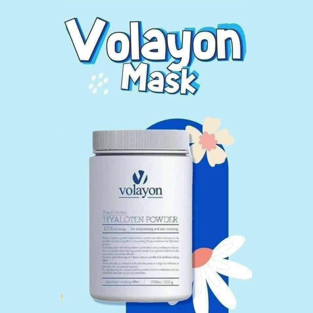 Bộ Bốn Mặt Nạ Tảo Xoắn & Mặt Nạ Hyaloten Volayon Fullsize 500g- Hamincosmetic
