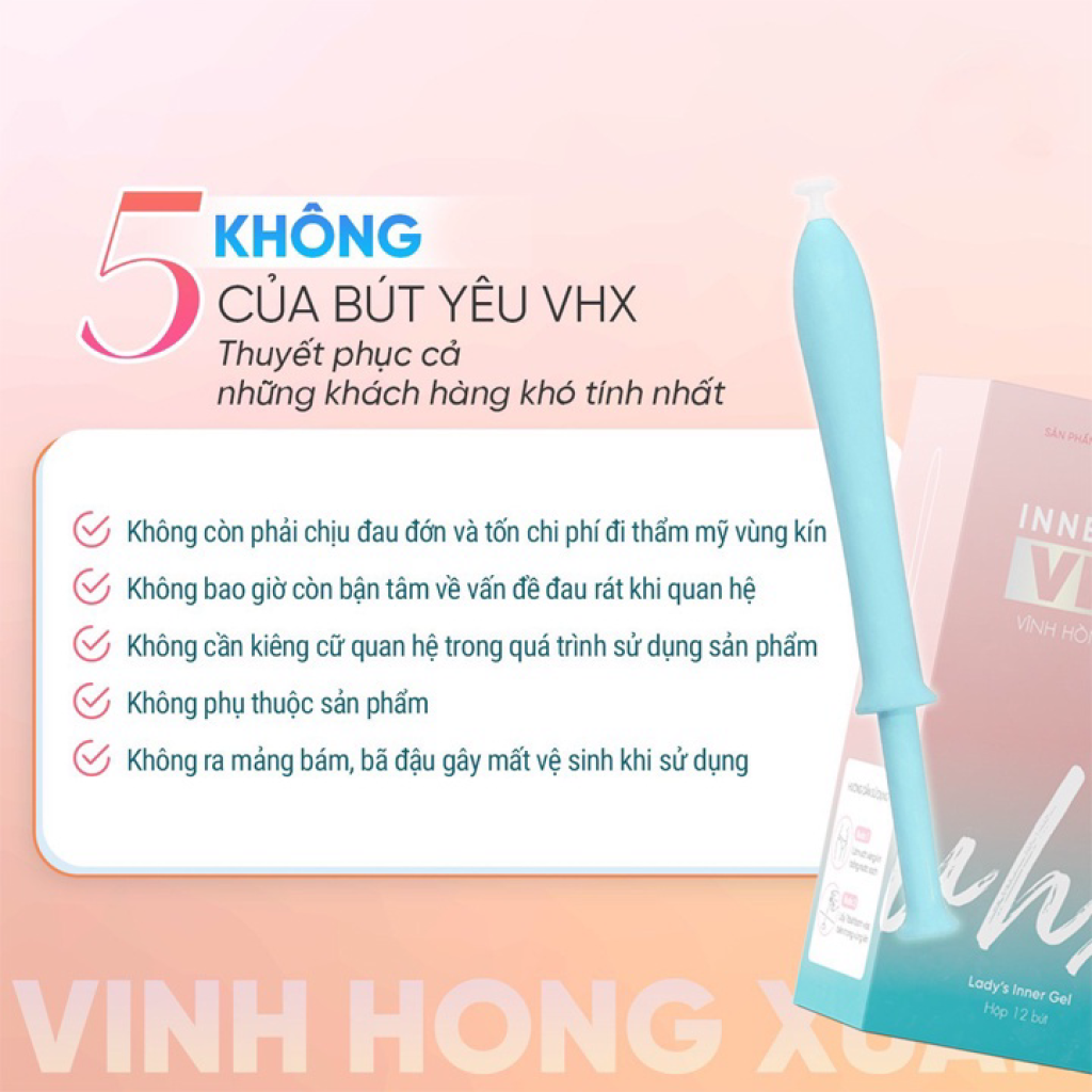 [CHÍNH HÃNG] Bút Yêu Inner Gel VHX Vĩnh Hồng Xuân Slimming Care Se Khít Đỉnh Cao