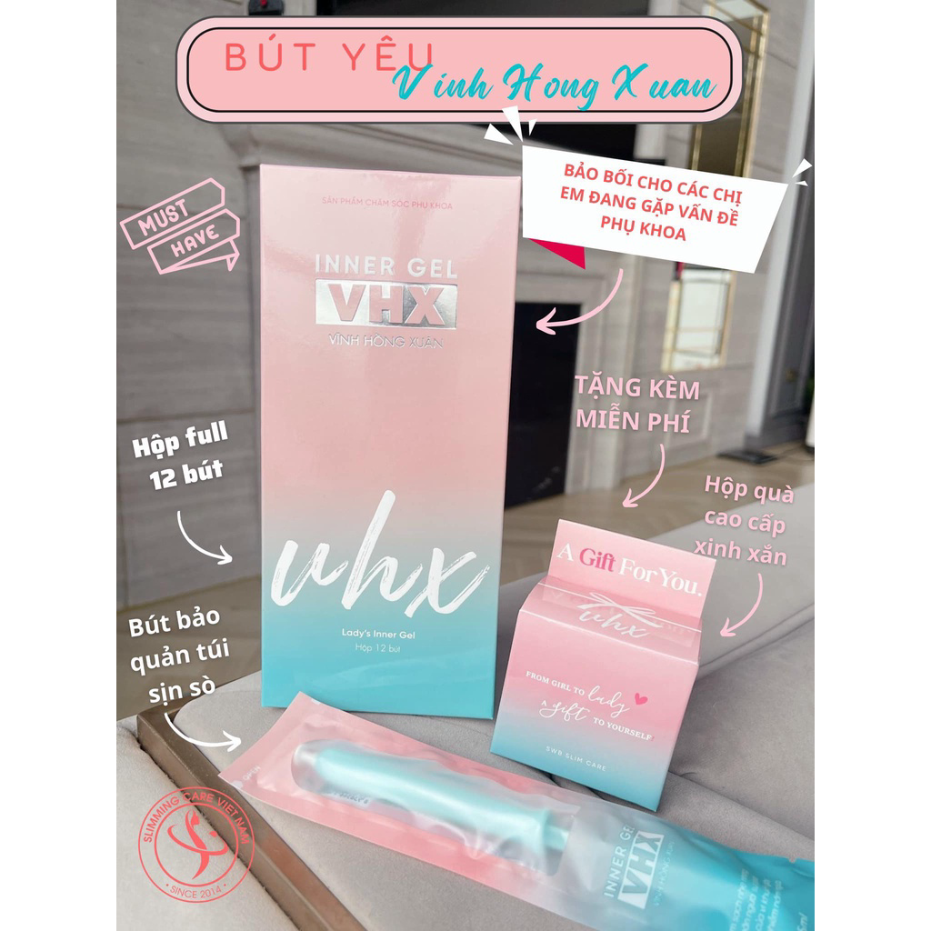 [CHÍNH HÃNG] Bút Yêu Inner Gel VHX Vĩnh Hồng Xuân Slimming Care Se Kít Đỉnh Cao