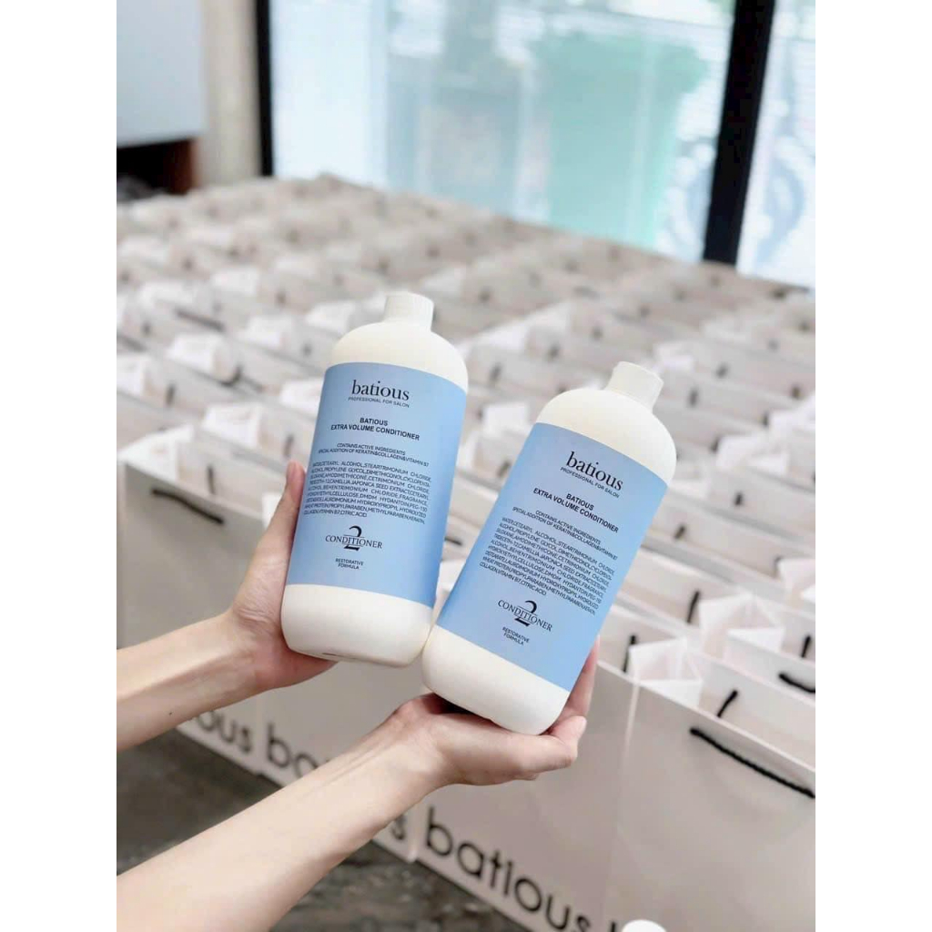 Dầu Gội Batious - Dầu Gội Xả Phục Hồi Tóc Hư Tổn Đa Tầng Batious 3 Màu Dung Tích 960ml