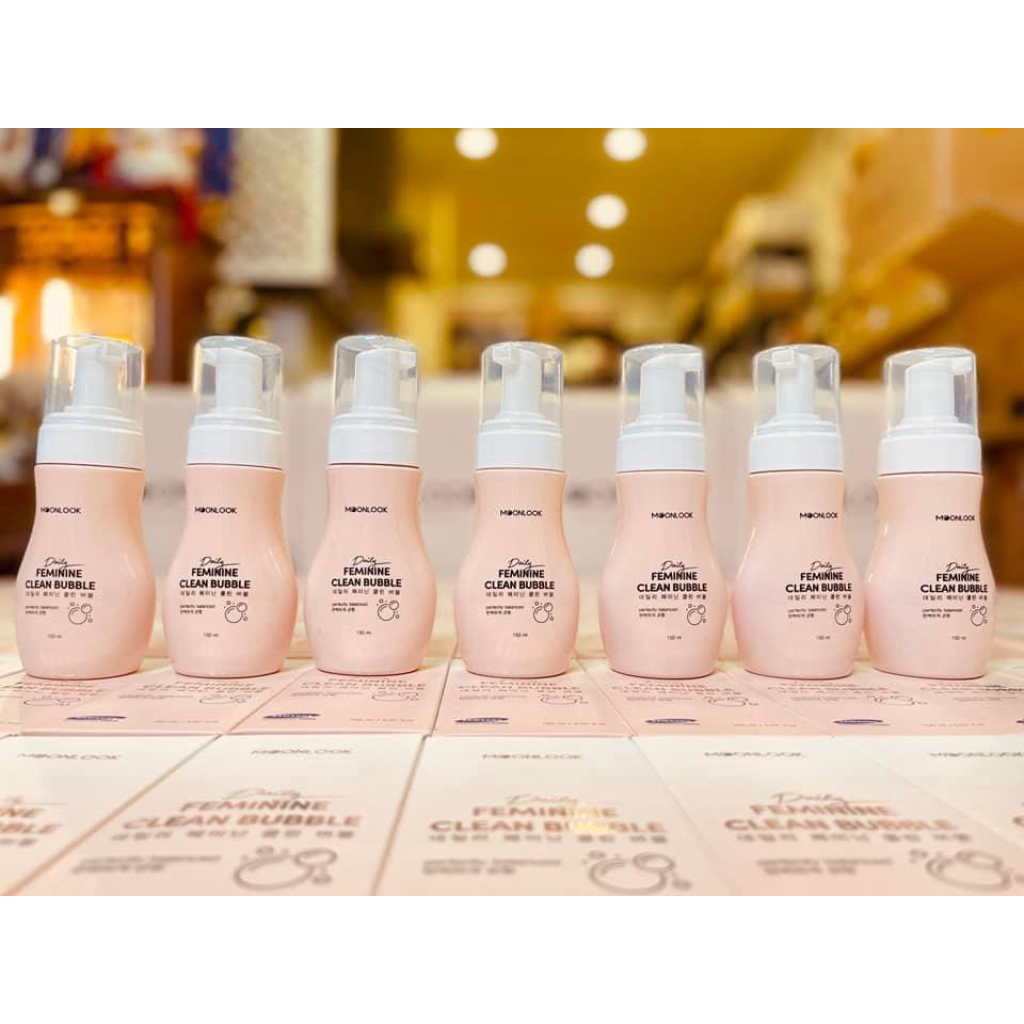 Dung Dịch Vệ Sinh Hàng Kiểu Bọt Tuyết Moonlook Chai 150ml Nhập Khẩu Hàng Quốc