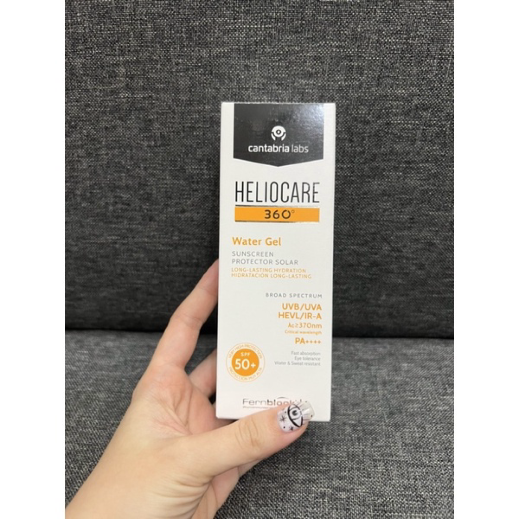 Kem Chống Nắng Heliocare 360 Water Gel Spf 50 Chống Tia Uv Và Chống Nước 50ml