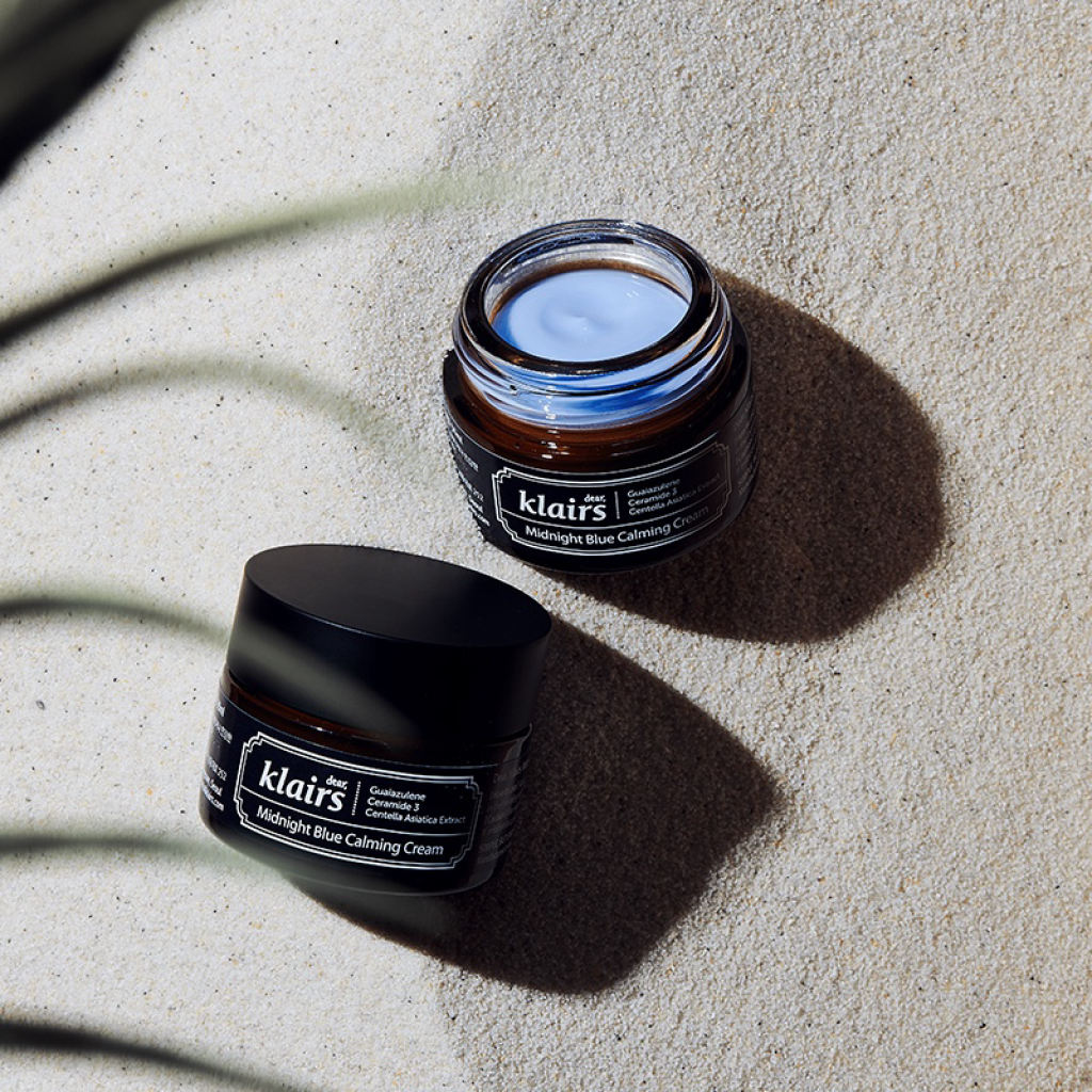 Kem Dưỡng Ẩm Làm Dịu Da Ban Đêm Klairs Midnight Blue Calming Cream 30ml sản Phẩm Chính  hãng 