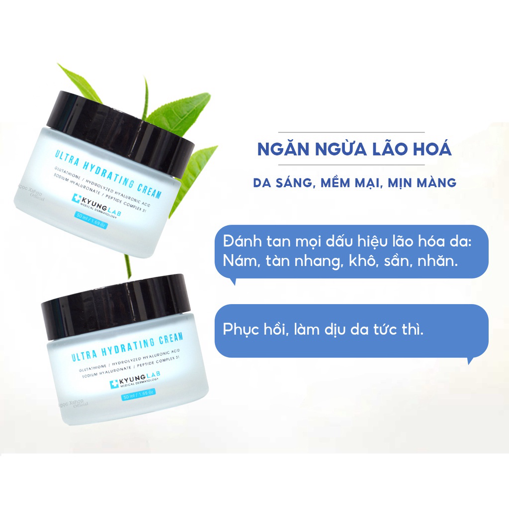 Kem Dưỡng Ẩm Phục Hồi Đa Tầng Cho Mọi Loại Da KYUNG LAB ULTRA HYDRATING CREAM 50ml