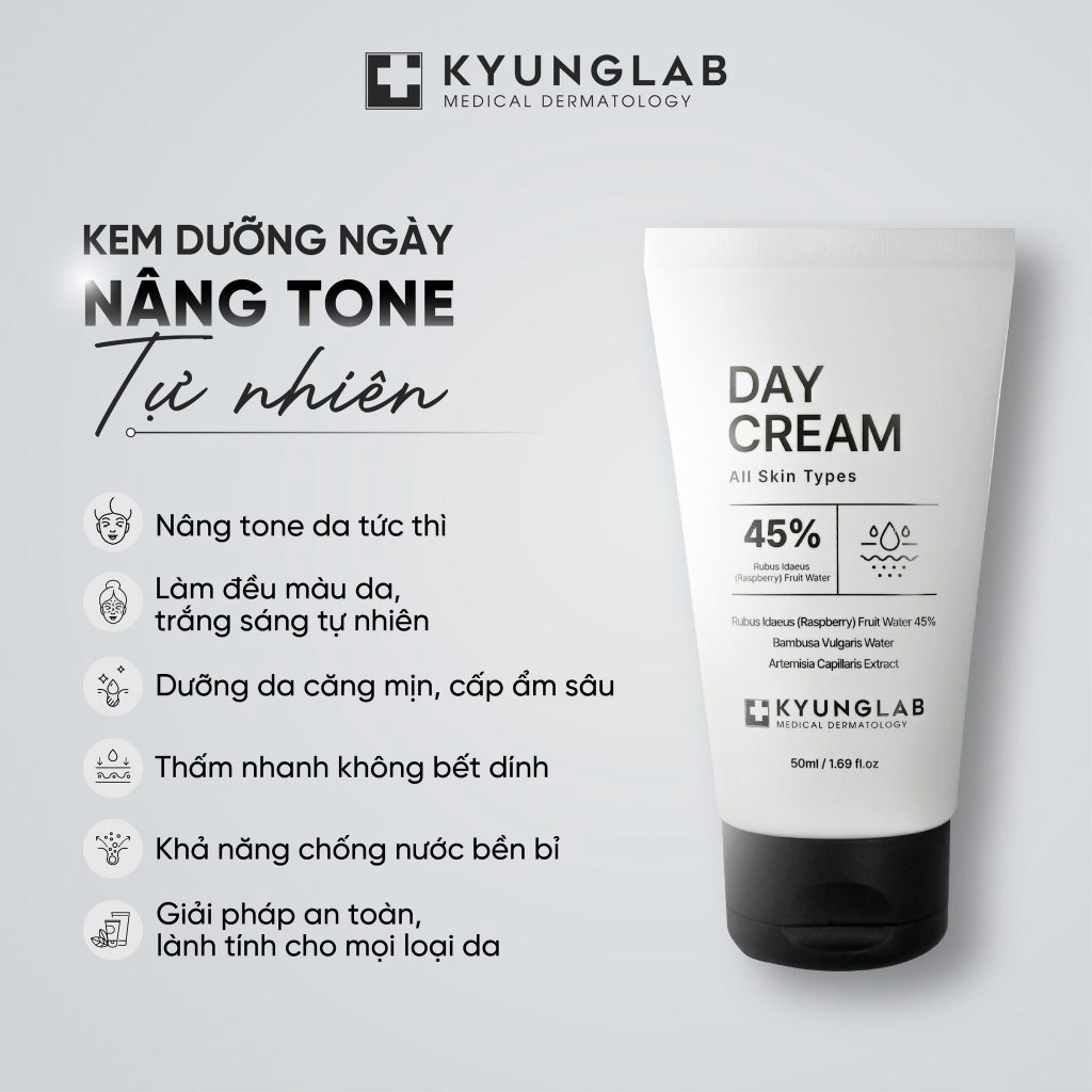 kem Dưỡng Ban Ngày Nâng tone Kyunglab Day Cream Dưỡng Trắng Da 50ml