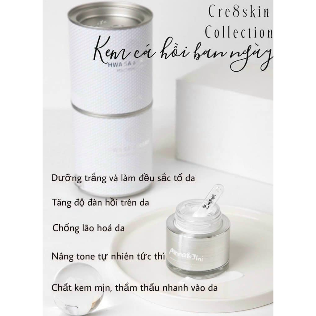 Kem Dưỡng Trắng Da Chiết Xuất Cá Hồi Salmon Oil Cream Cre8skin 80g