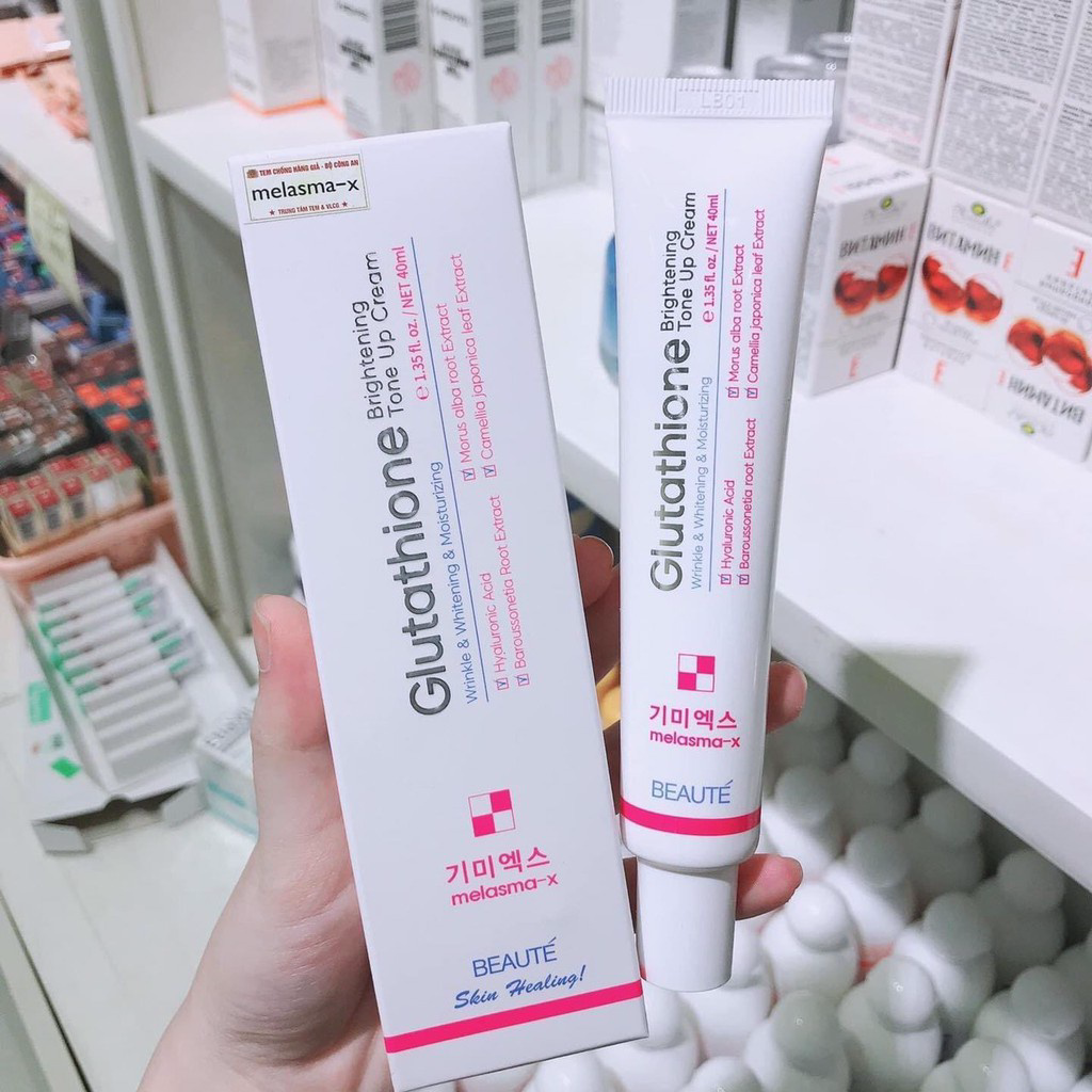 Kem Melasma X DưỡngTrắng Da Nâng Tone Glutathione Brightening Tone Up Cream 40ml