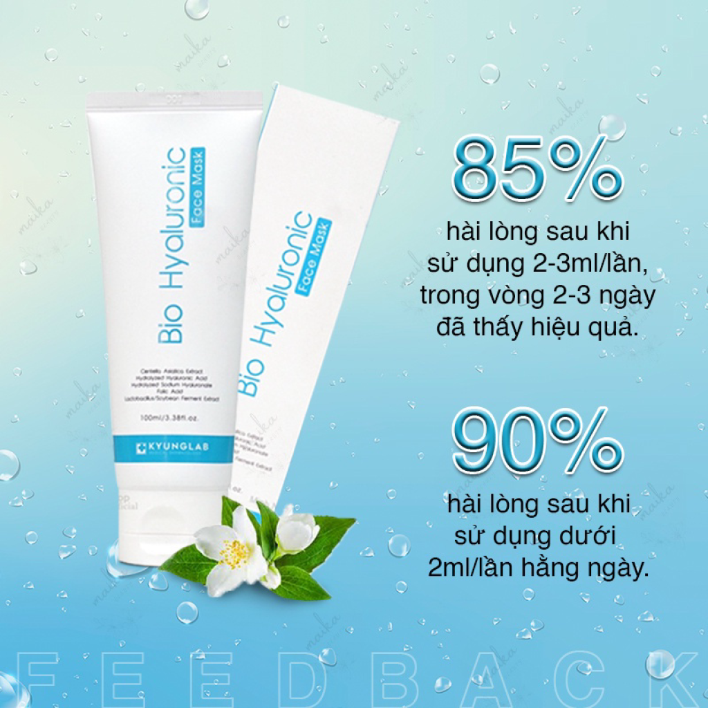 Mặt Nạ KYUNG LAB VITAMIN B9 BIO HYALURONIC FACE MASK Cấp Ẩm, Làm Dịu Da, Ngừa Lão Hóa 100ml