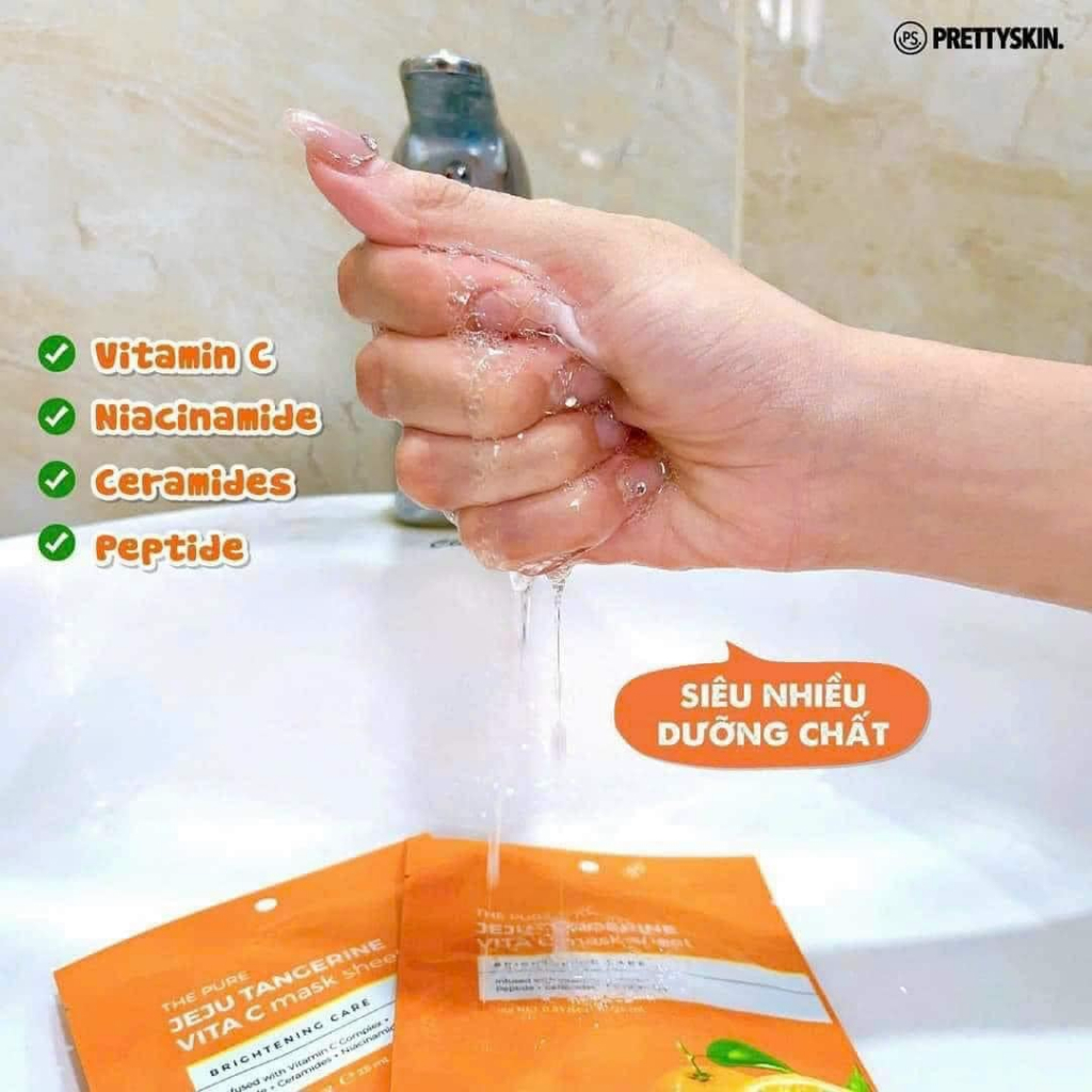Mặt nạ vitaminC Pretyskin 1m