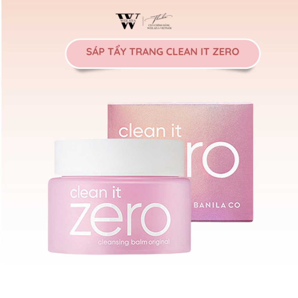 [Mẫu Mới] Sáp Tẩy Trang Làm Trắng Da Banila Clean It Zero 100g