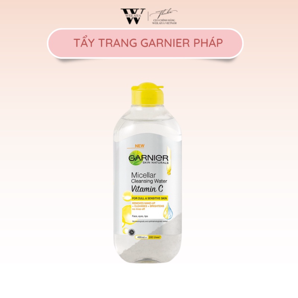 Nước Tẩy Trang Garnier Micellar Cleansing Water Cho Da Nhạy Cảm  400ml