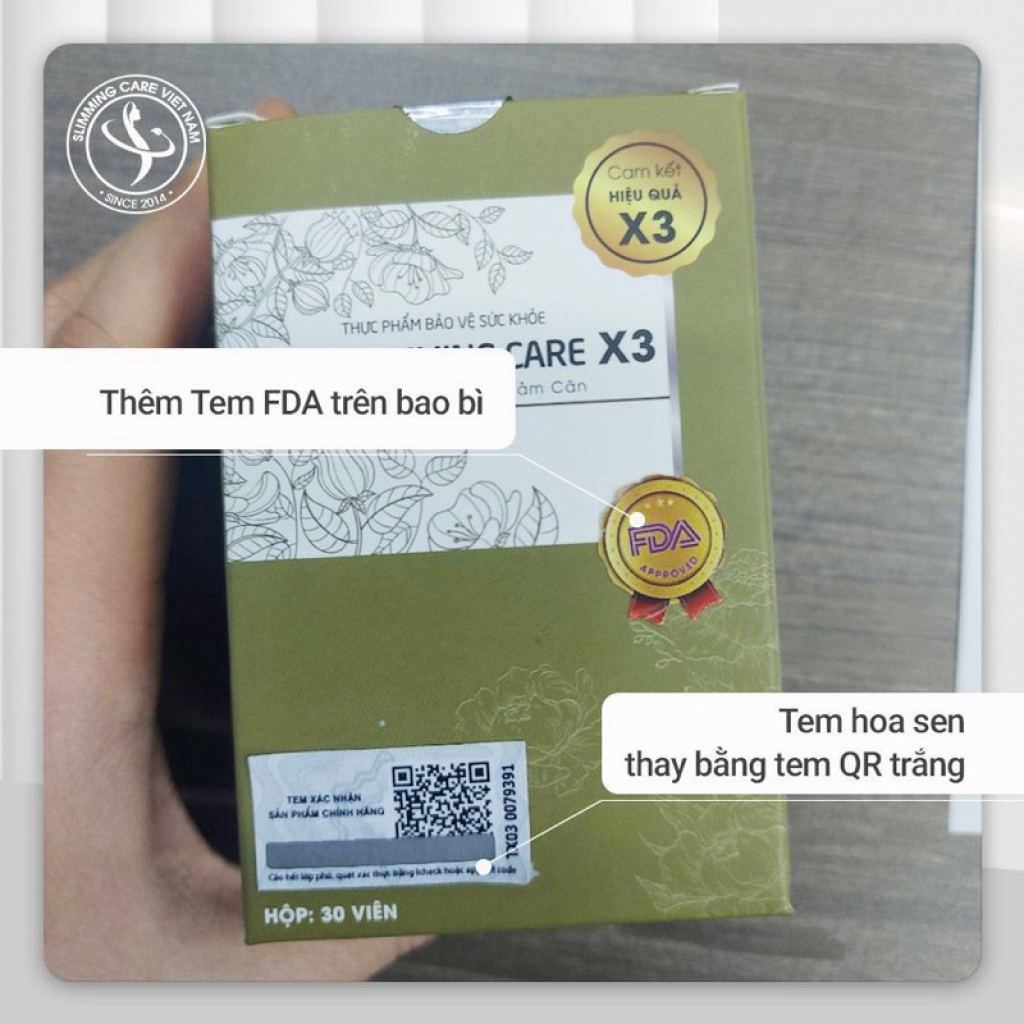 -Phiên Bản 2022- Trà Thảo Mộc Slimming Care X3 Chính Hãng Siêu Mạnh- Tặng Kèm Detox Rau Củ