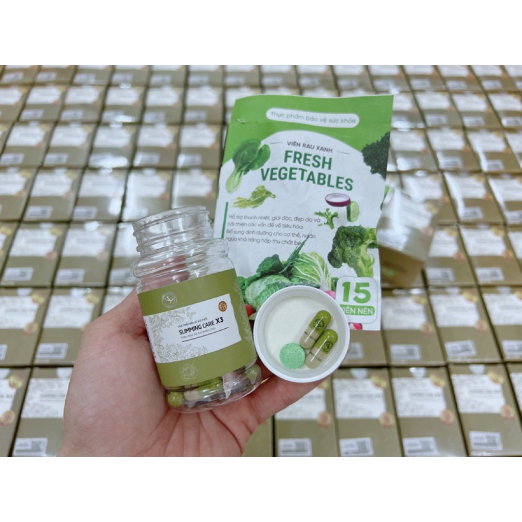 -Phiên Bản 2022- Trà Thảo Mộc Slimming Care X3 Chính Hãng Siêu Mạnh- Tặng Kèm Detox Rau Củ