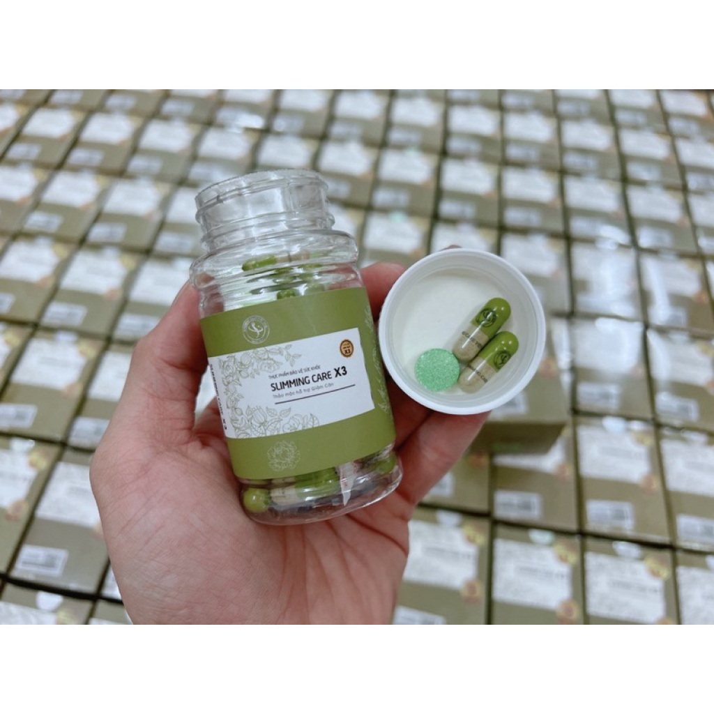 -Phiên Bản 2022- Trà Thảo Mộc Slimming Care X3 Chính Hãng Siêu Mạnh- Tặng Kèm Detox Rau Củ