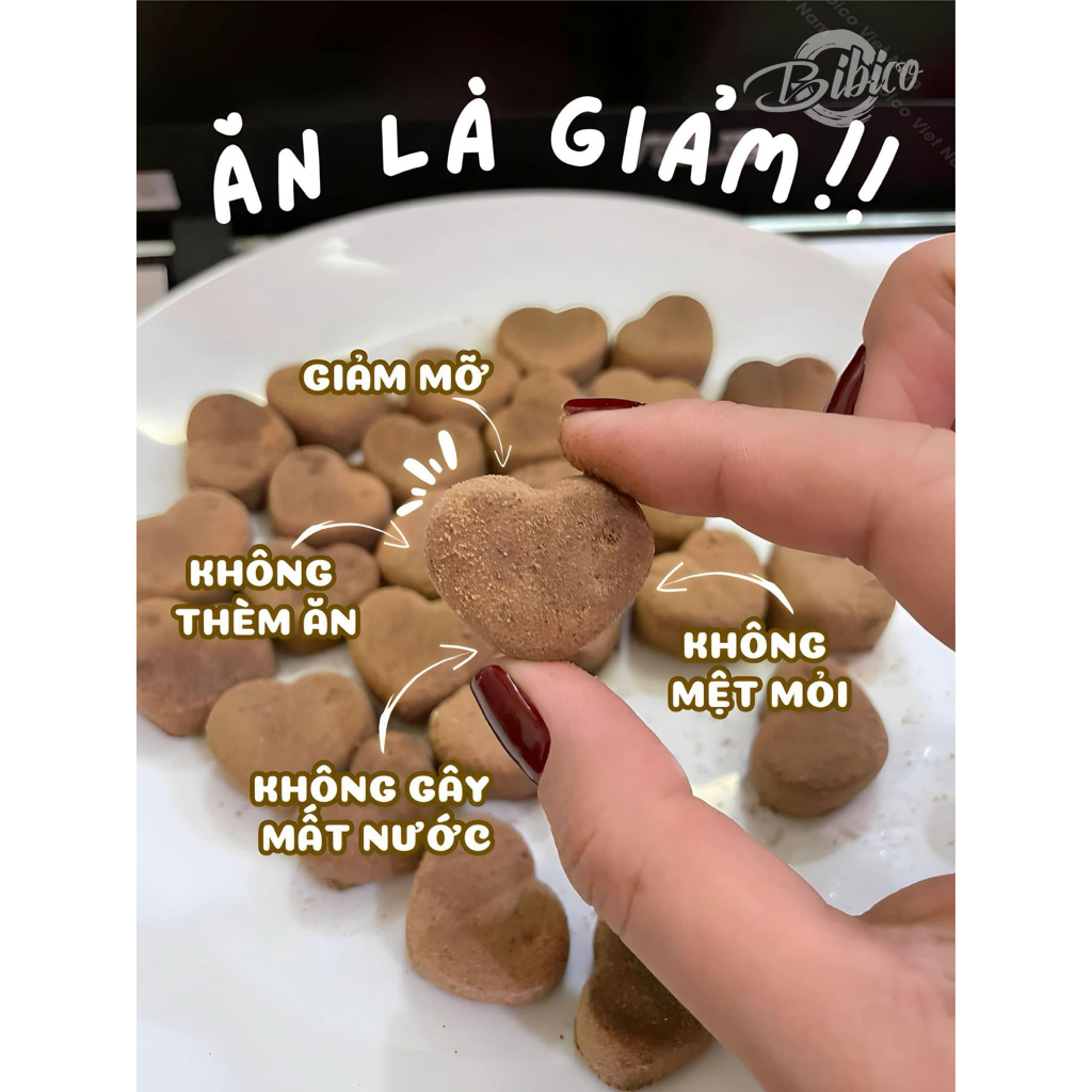 Socola Giảm Cân Đan Mạch Chokolade Vægttab Hộp 40 Viên