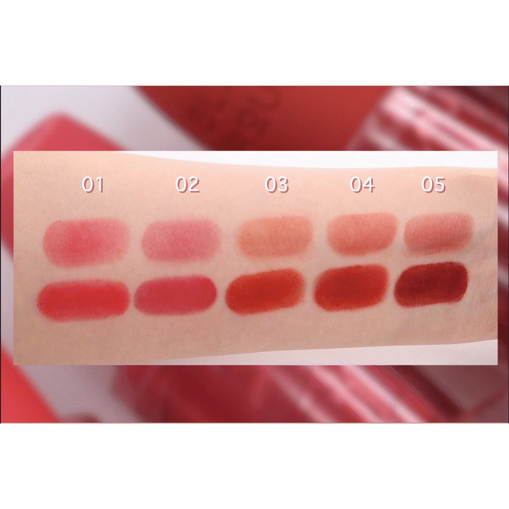 Son Thỏi Black Rouge Rose Velvet Lipstick/Son thỏi Black Rouge Wearable Velvet Lipstick 35.8g Full Màu WL01 WL02 WL03 WL04 WL05
