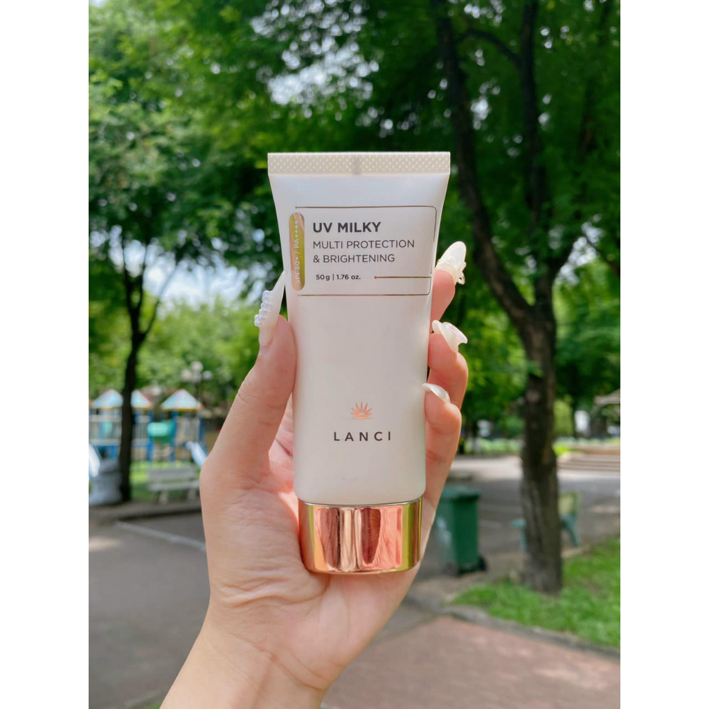 Sữa Chống Nắng Dưỡng Ẩm Và Làm Sáng Da Lanci Uv Milky Multi Protecion Brightening 50g