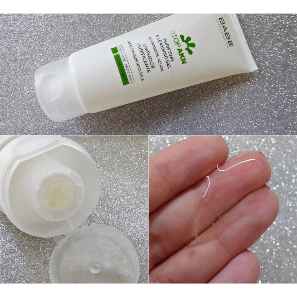Sữa Rửa Mặt Babe Stop Akn Purifying Cleansing Gel 200ml Cho Da Mụn