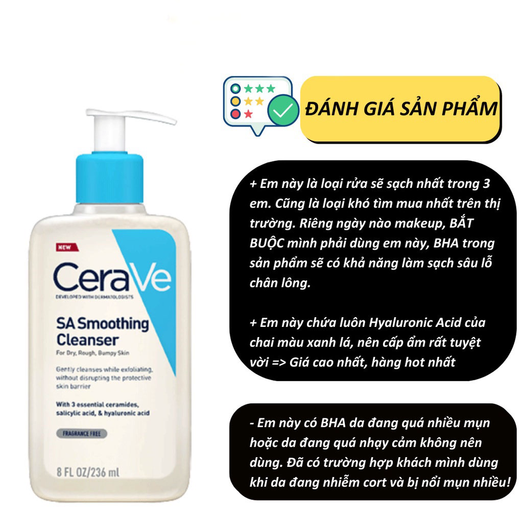 Sữa Rửa Mặt Cerave Dành Cho Da Thường Và Da Dầu Cerave Foaming Facial Cleanser 236ml