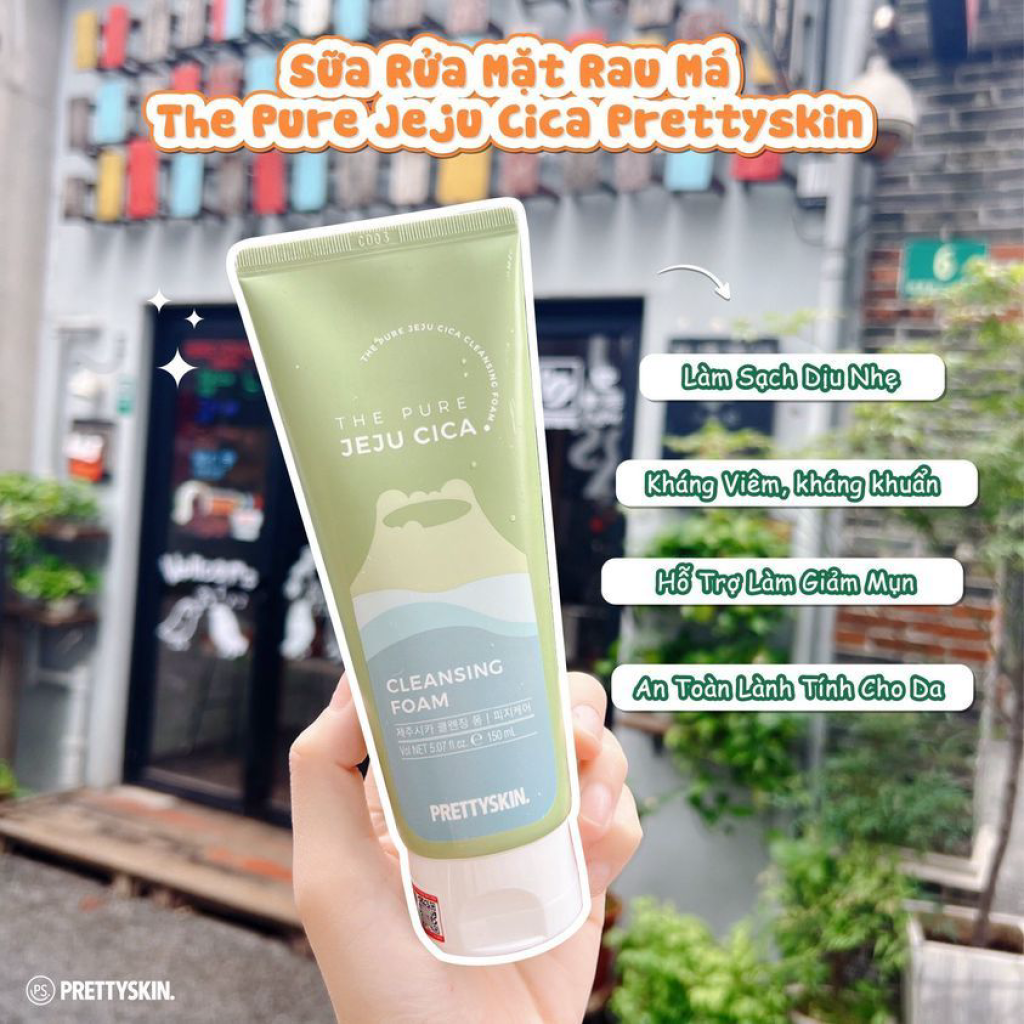 Sữa Rửa Mặt Rau Má Pretyskin