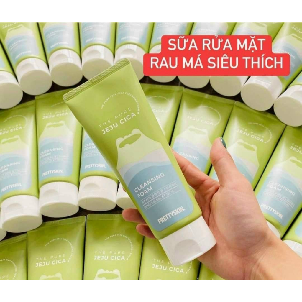 Sữa Rửa Mặt Rau Má Pretyskin