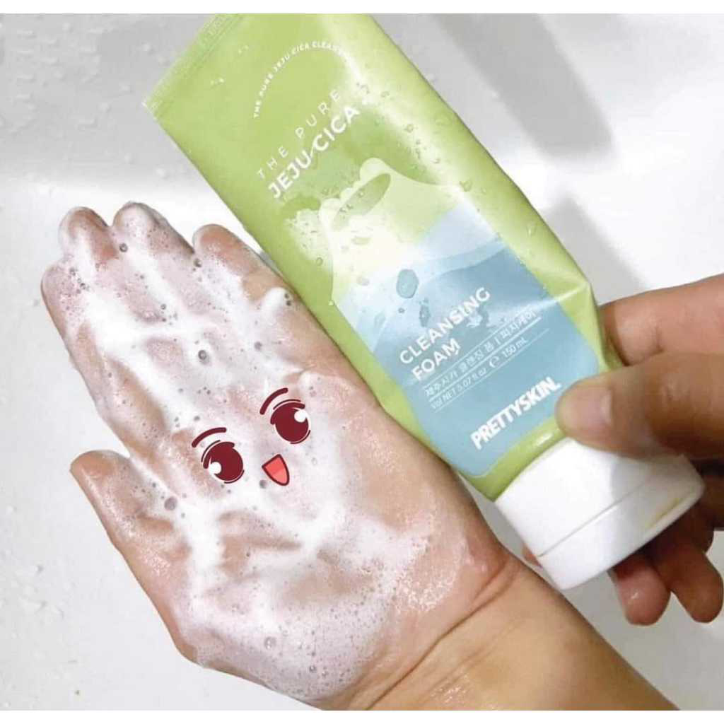 Sữa Rửa Mặt Rau Má Pretyskin