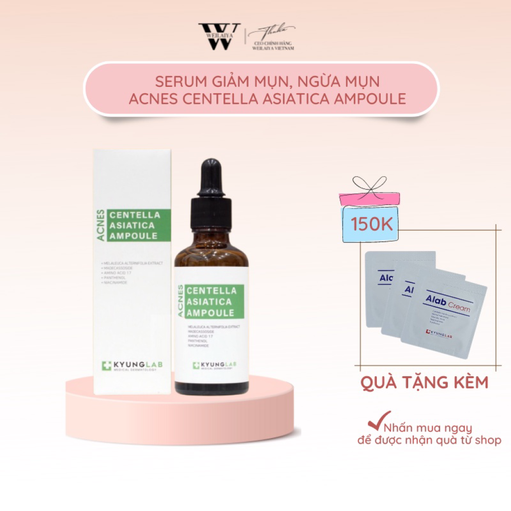 Tinh Chất Serum Giảm Mụn Ngừa Mụn Kyunglab Acnes Centella Asiatia Ampoule 50ml