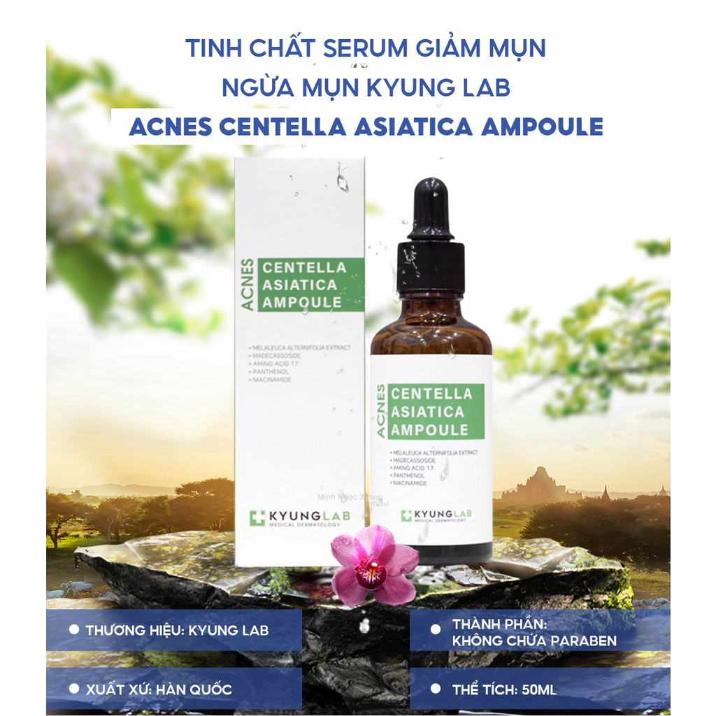 Tinh Chất Serum Giảm Mụn Ngừa Mụn Kyunglab Acnes Centella Asiatia Ampoule 50ml