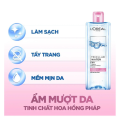 Nước Tẩy Trang Loreal Paris 3 in 1 Micellar Water Moisturizing - Màu Hồng